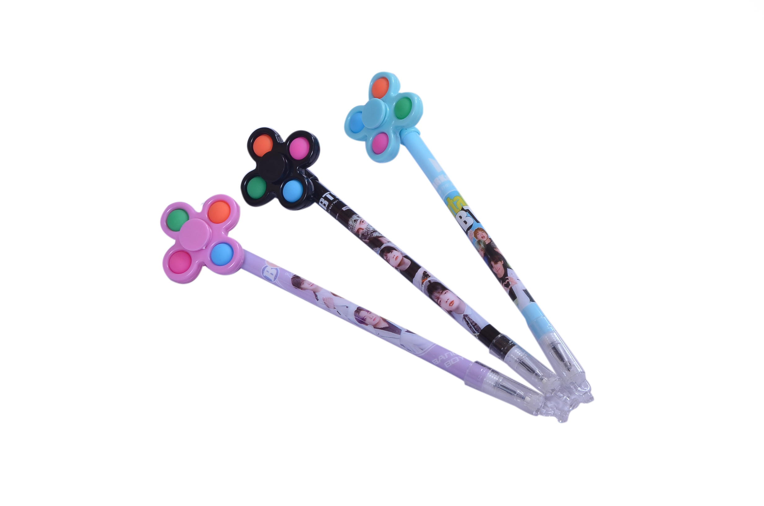 BTS POP SPINNING PEN (Single, Pack of 3)
